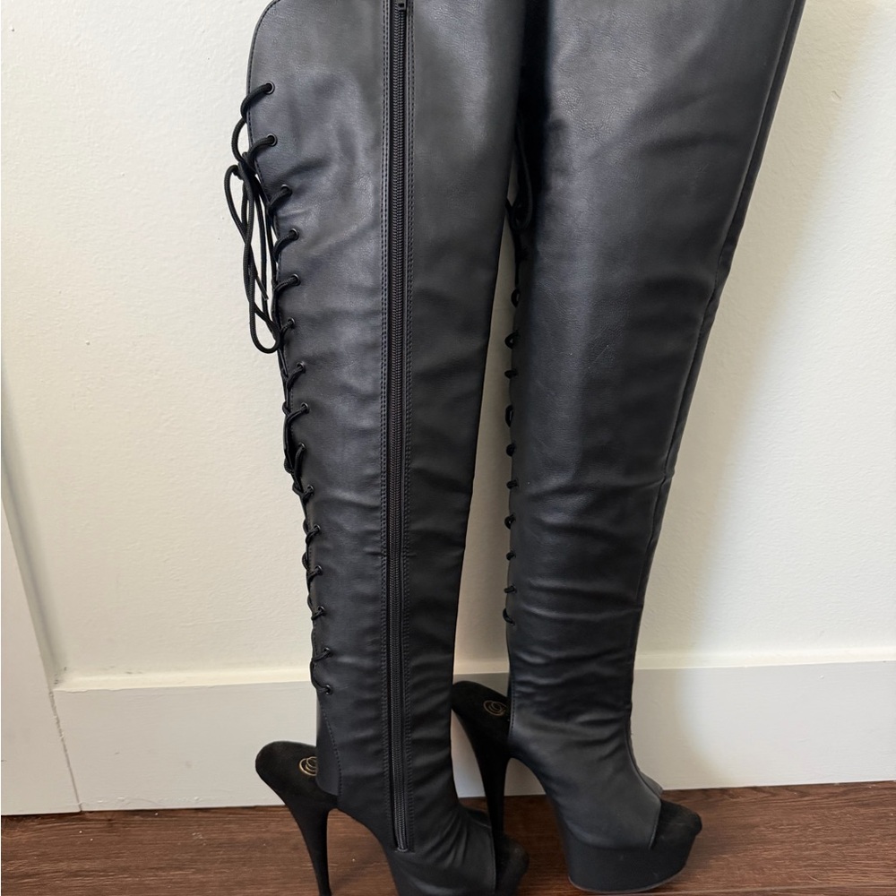 Pleaser thigh high boots